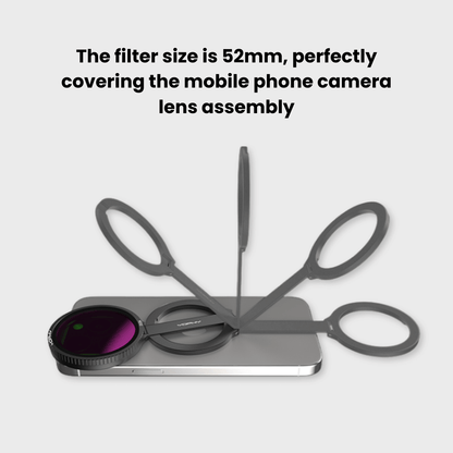 NorviMag Creator Kit — iPhone Magnetic Mount with CPL & ND64 Filters