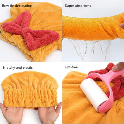 Ultra-Absorbent Microfiber Hair Wrap™ — Dry Faster, Shine Brighter, Live Damage-Free