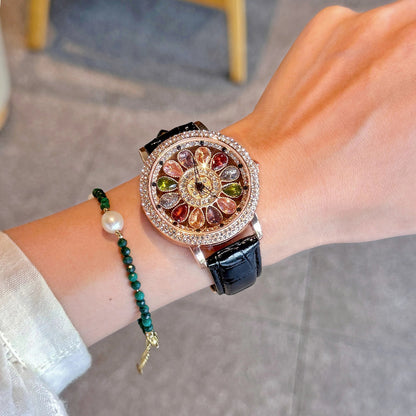 CrystalHalo Watch™ — 眩しい止められない華やかさであらゆる場所を支配する時計