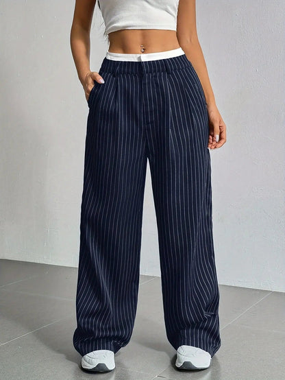 PinstripePower™ — Sculpt Your Curves and Command Every Room with Effortless Style