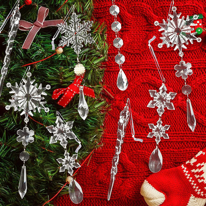 Lunara — Kristálytiszta hópehely díszek karácsonyi dekorációhoz