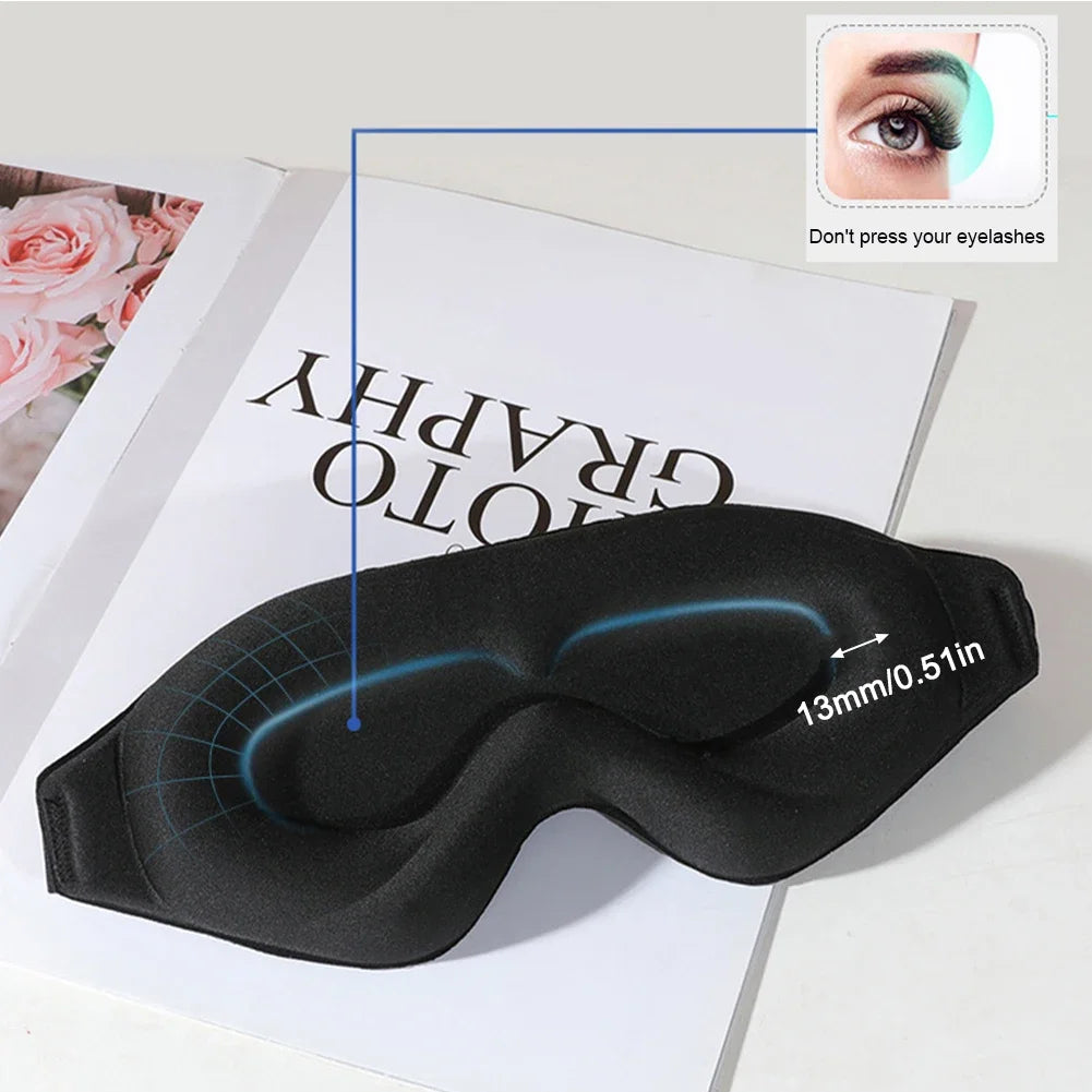 Maschera per Dormire Velora — Maschera Oculare Contornata 3D per un Riposo Confortevole e a Prova di Luce