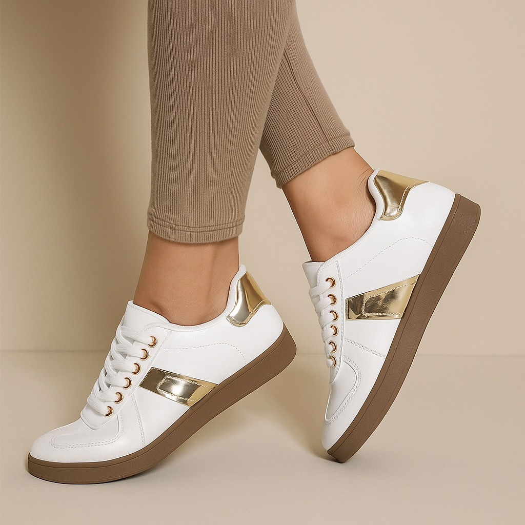 LuxeLeather Sneakers™ — Cammina con Comfort Incomparabile e Stile Che Attira gli Sguardi