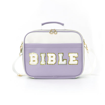 Eloria — Dámska kvetinová taška na Bibliu s odnímateľným ramenným popruhom