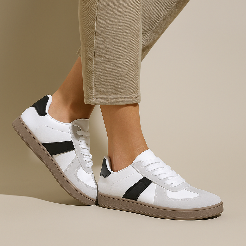 LuxeLeather Sneakers™ — Cammina con Comfort Incomparabile e Stile Che Attira gli Sguardi