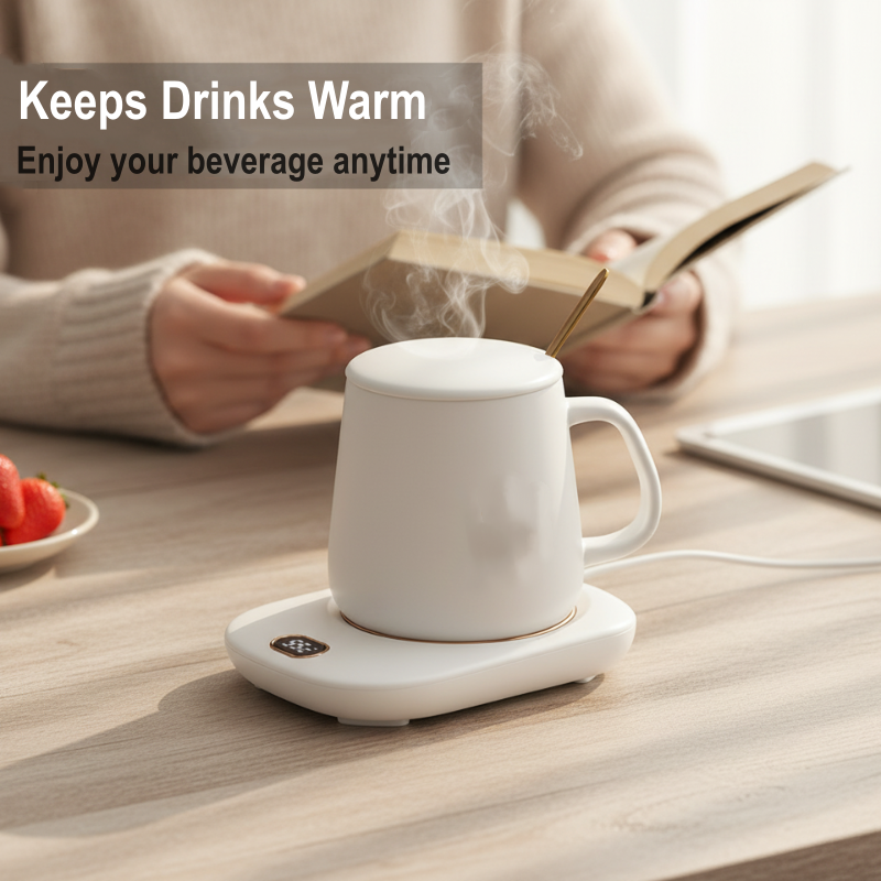 Digital Heated Coaster™ — Command Your Perfect Sip with Cozy, Custom Warmth Every Time