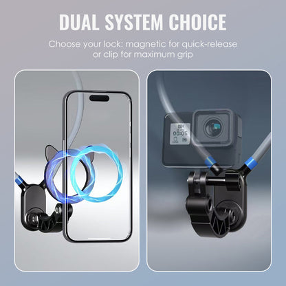 NeckMaster™ Magnetic Mount — Capture Every Moment Hands-Free with Rock-Solid Comfort and Clarity