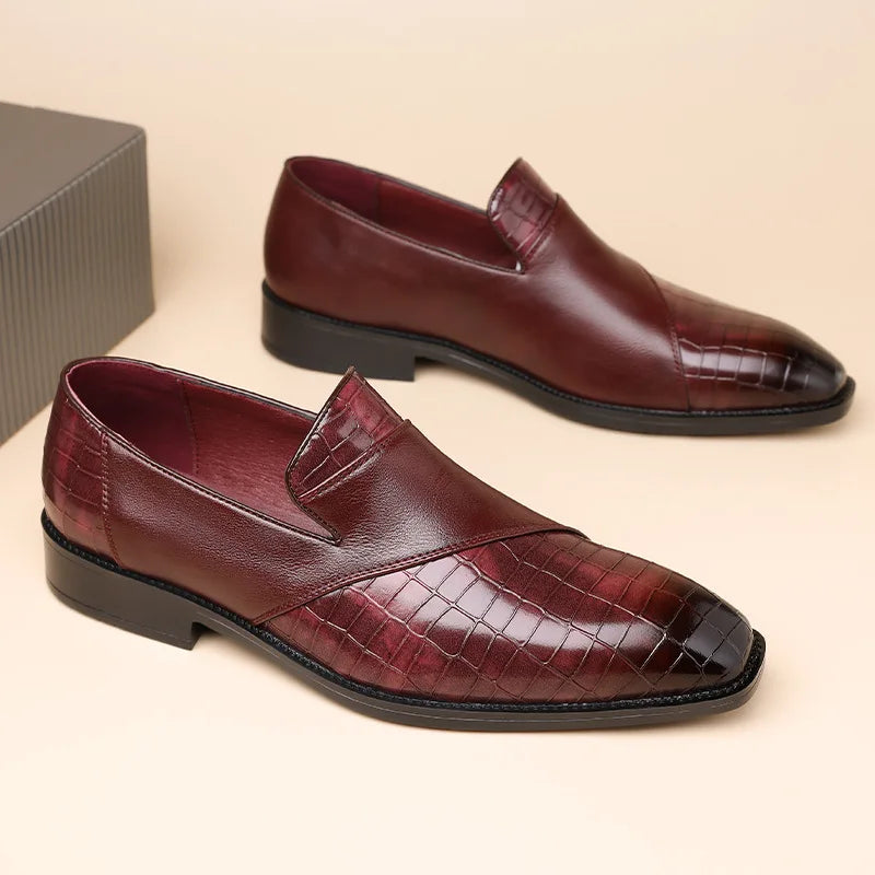 Patchwork Croc Loafers™ — Beheers de Kamer met Ongeëvenaarde Stijl en Zelfvertrouwen voor de Hele Dag