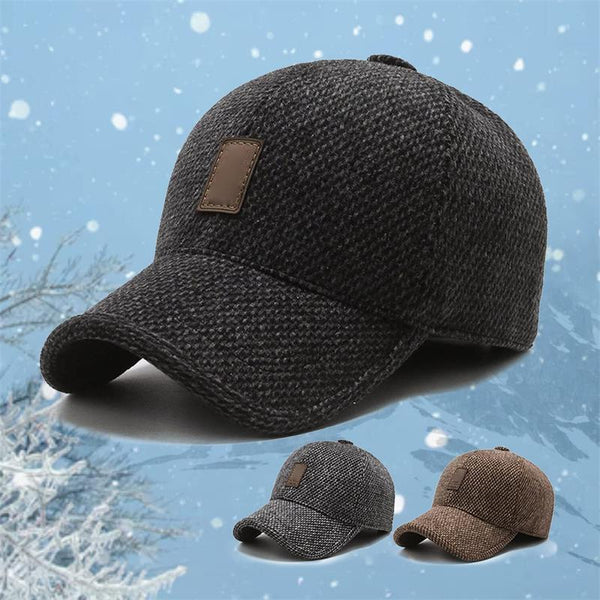 Kairo Hat — Leichte warme Baseballkappe mit Ohrklappen für den Winter