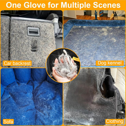 VeLuxer™ HairAway Gloves — Effortless Pet Hair Control That Makes Your Home Shine