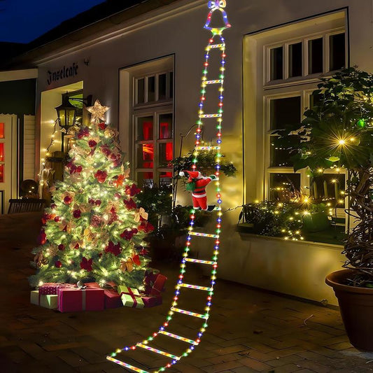 Vespera Santa Climber — Animierte Weihnachts-Treppenbeleuchtung mit Fernbedienung
