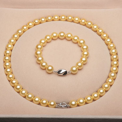 LuxeVera™ Pearl Necklace — Command Every Room with Timeless, Hypnotic Shine
