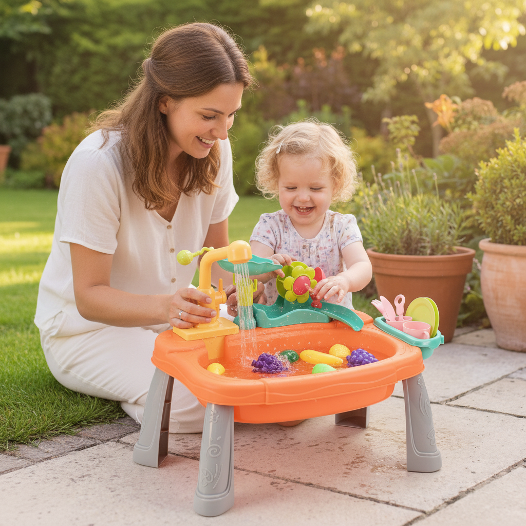 Splasha™ Kids Kitchen Sink Playset with Running Water