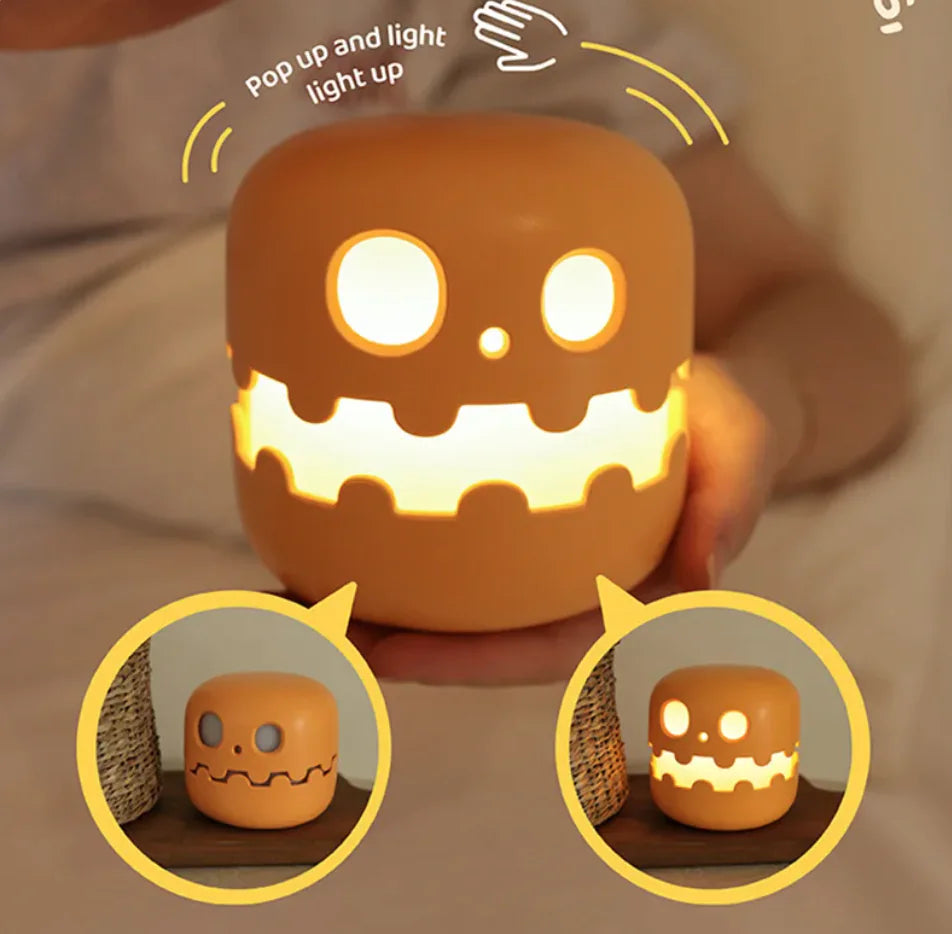 Pumpkin Glow Nočné svetlo™ — Útulná hravosť stretáva sviatočné kúzlo