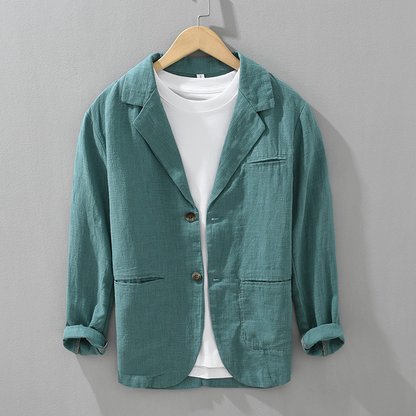 Emory — Lightweight Linen Blazer with Relaxed Fit for Everyday Wear