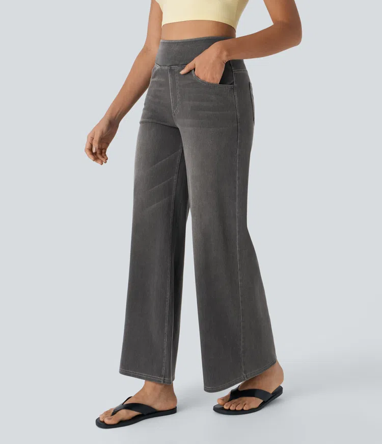 High-Waisted Wide Leg Jeans™ — Unlock All-Day Confidence and Freedom in Every Step