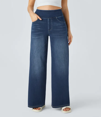 High-Waisted Wide Leg Jeans™ — Unlock All-Day Confidence and Freedom in Every Step