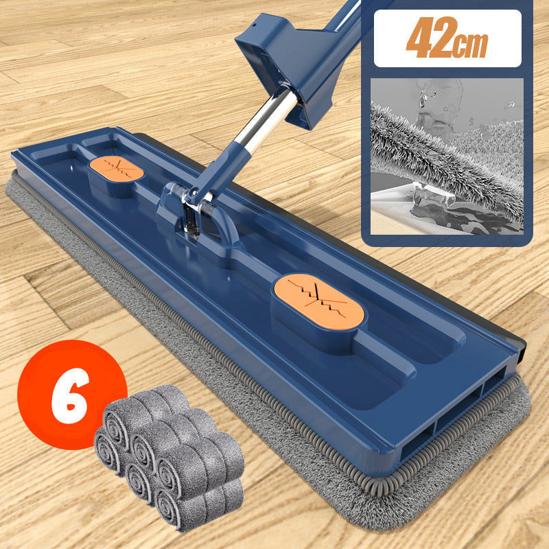 Virella Mop — Ultra-Absorbent Flat Mop with 360° Swivel Head for Easy Cleaning