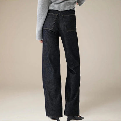 Norla Jeans — High-Waist Loose Fit Denim Trousers with Stretch