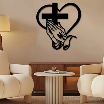 Heart & Cross Veggkunst™ — Tenn ustoppelig tro og forvandle rommet ditt til et fristed