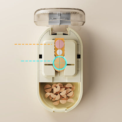 Virosa Pill Cutter — Compact Precise Tablet Splitter with Storage Compartment