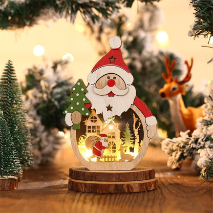 Lumora Glowmist — Kerst Sneeuwpop & Kerstman LED Nachtlampje Decoratie
