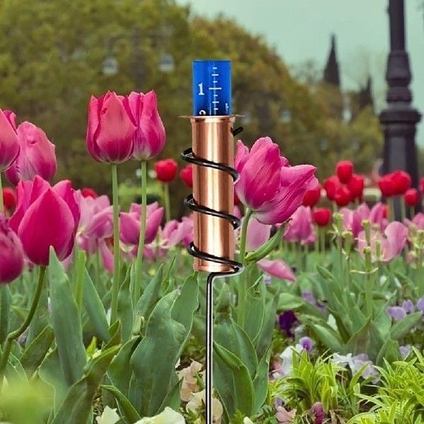 Copper Rain Gauge™ — Transform Your Garden Into a Spellbinding Rain Dance Experience