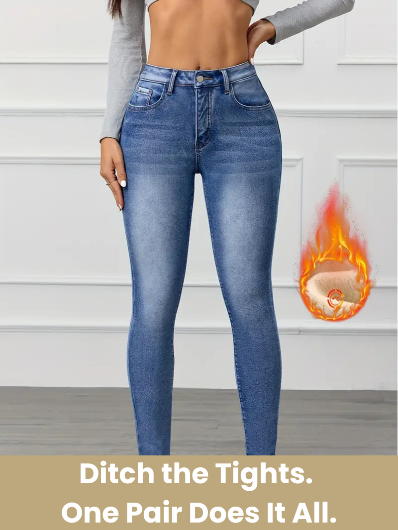 SnugDenim™ — Fleece-Lined Jeans for Warmth & Style