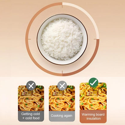 Constant Temperature Food Warming Tray™ — Servește Mese Fierbinți și Suculente de Fiecare Dată Fără Nicio Grijă