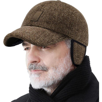 Kairo Hat — Leichte warme Baseballkappe mit Ohrklappen für den Winter