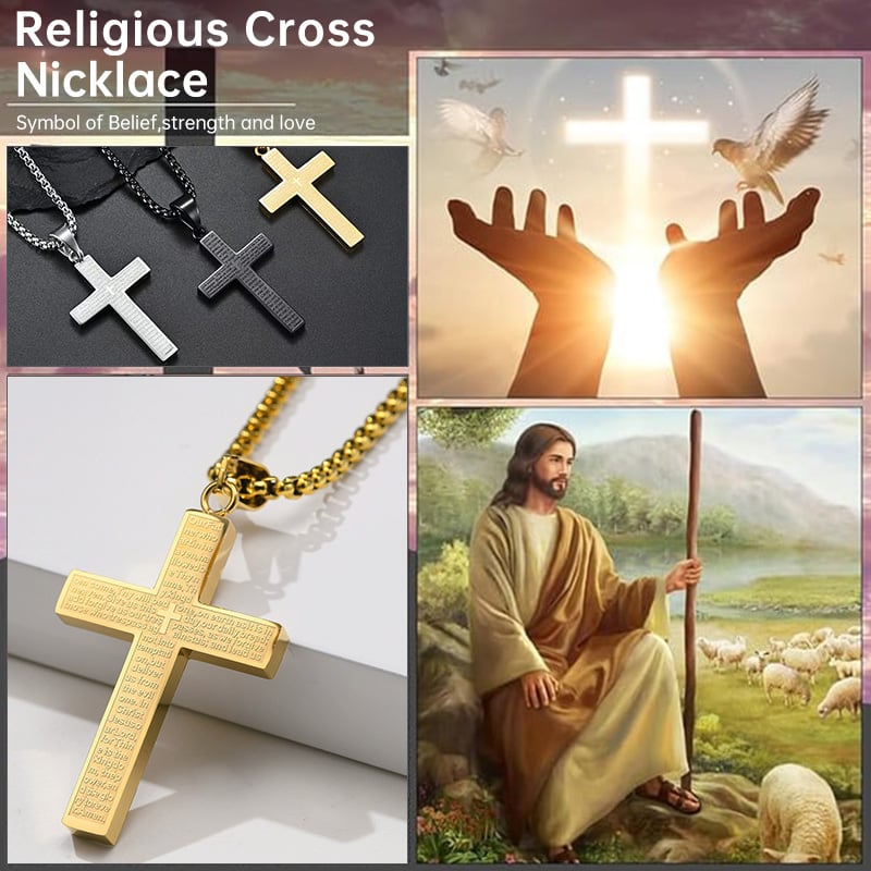 Titanium Steel Cross Necklace™ — Carry Unshakable Faith and Inner Strength Everywhere You Go