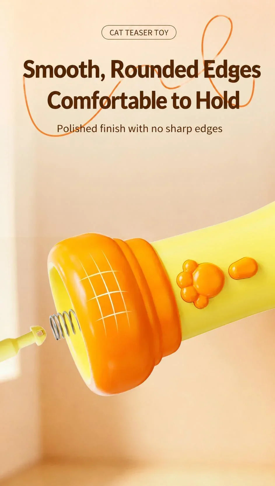 Lançador de Bolinhas de Pompons para Gatos Pouncy™
