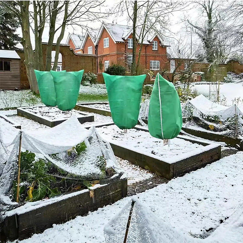FrostaGuard — Thick Drawstring Plant Frost Protection Covers