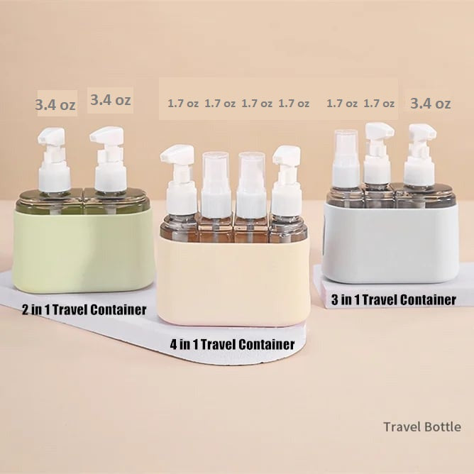 Portable Travel Bottle Set 7$ TODAY ONLY