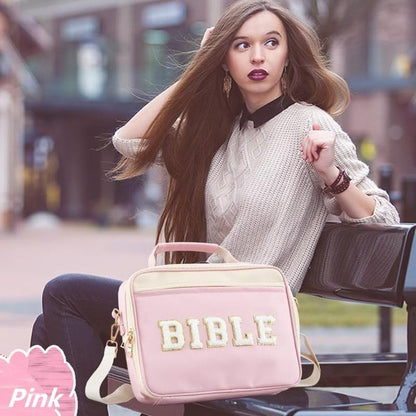 Eloria — Dámska kvetinová taška na Bibliu s odnímateľným ramenným popruhom