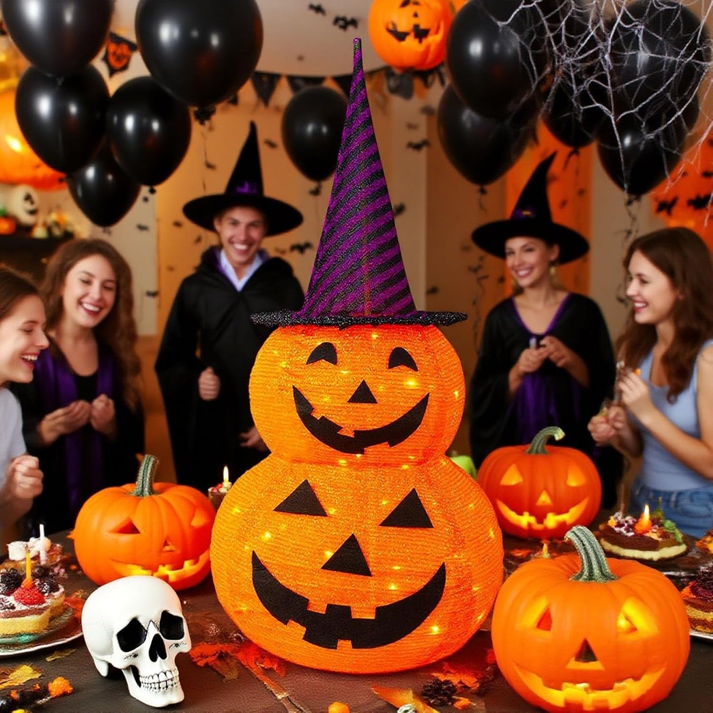 GlowMaster™ Light-Up Pumpkin — Captivate Every Eye and Ignite Halloween Magic Instantly