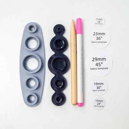 VelloCraft OneTouch — Kit compatto per realizzare bottoni con copertura automatica per lavori creativi