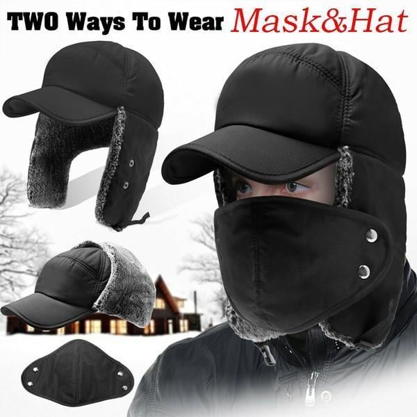 Eldrin — Men’s Windproof Winter Ski Hat with Removable Mask