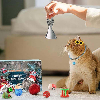 Christmas Countdown Cat Toys Advent Calendar 18$ TODAY ONLY