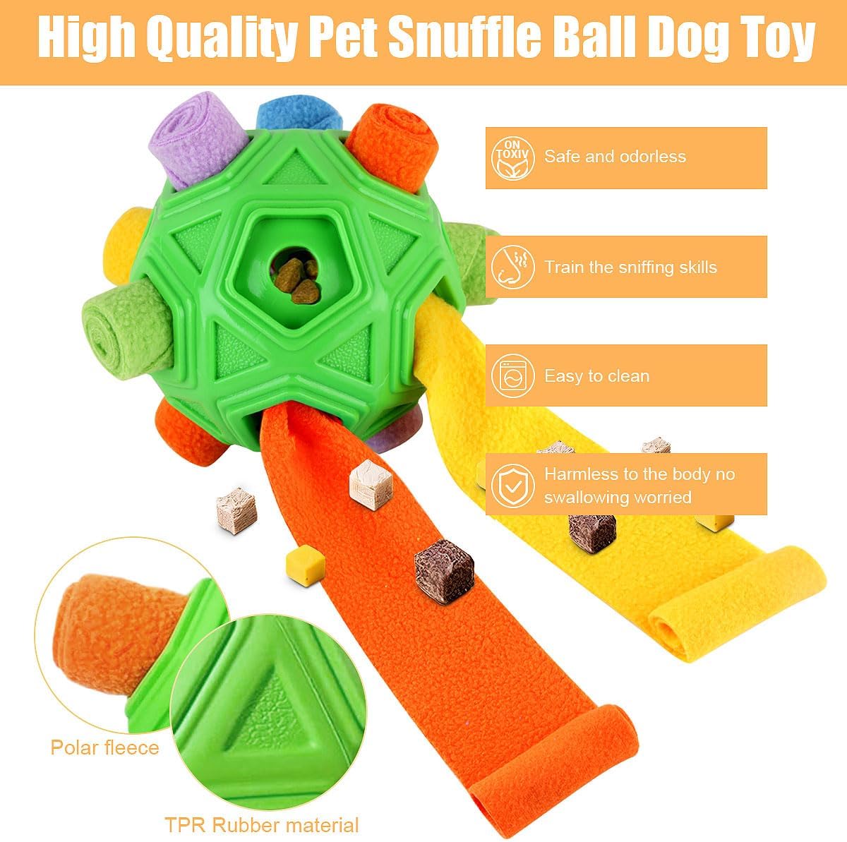 BrainTwist™ Treat Ball — Gør måltidet til en sjov hjernegymnastik, der beroliger og begejstrer din hund