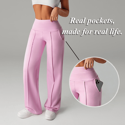 💗LETZTER TAG VERKAUF 50% RABATT⚡50K+ VERKAUFT💕Vionex Damen Schlichte Lockere Gerade Hose