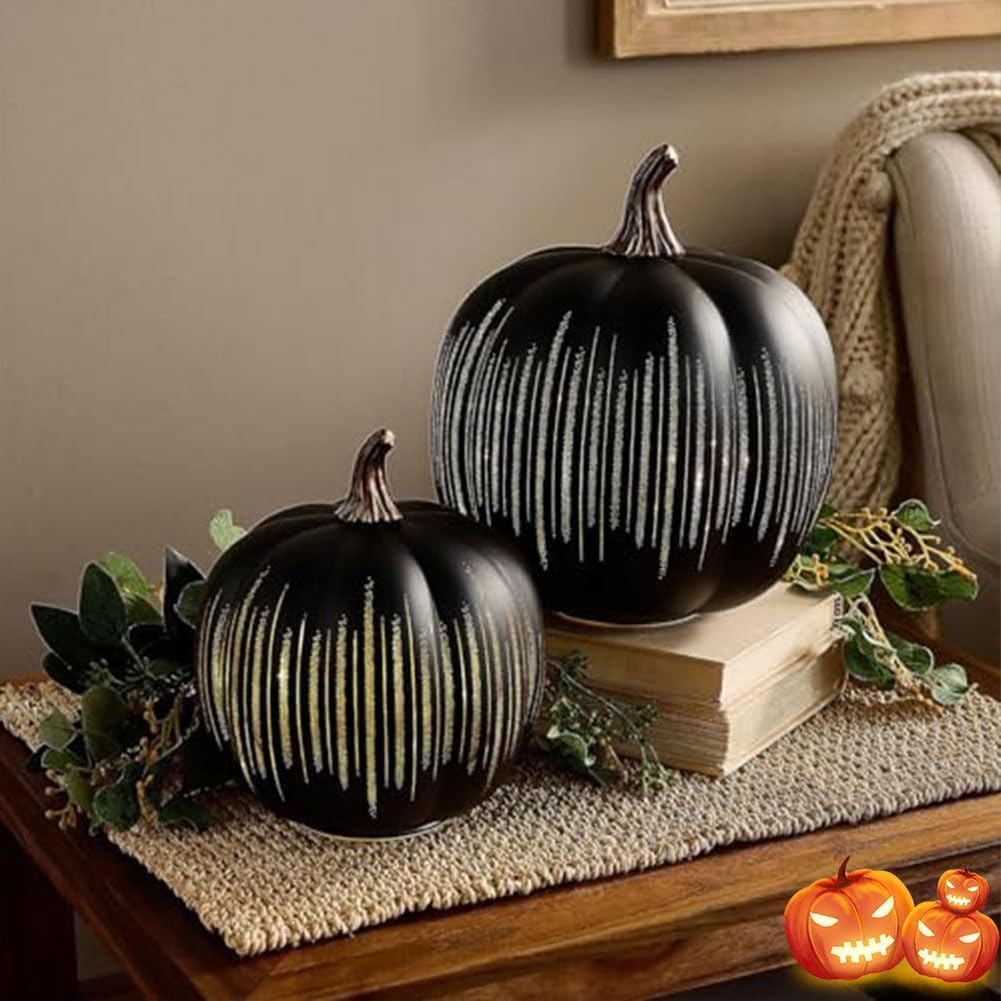 Starry Night Pumpkin Set™ — Enchanting Glow and Timeless Autumn Elegance
