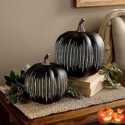 Starry Night Pumpkin Set™ — Enchanting Glow and Timeless Autumn Elegance