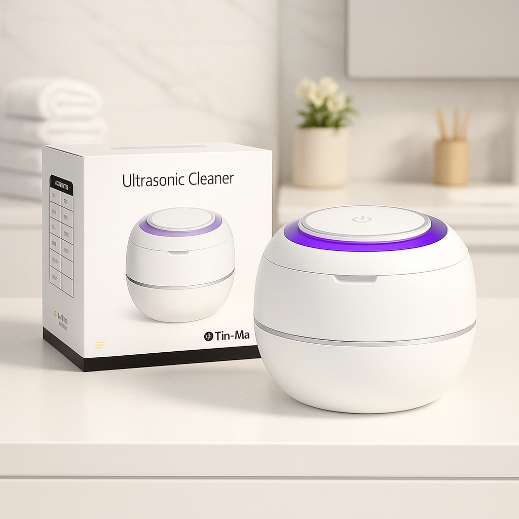 CleanoWave Pod — Ultrasonic Retainer Cleaner with UV-C Light
