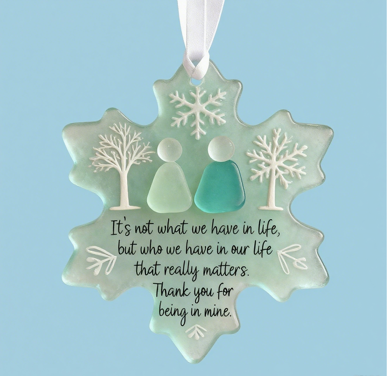 Sea Glass Snowflake™ — Seal Unbreakable Bonds with Every Glimmer
