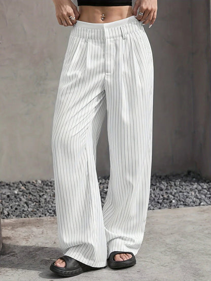 PinstripePower™ — Sculpt Your Curves and Command Every Room with Effortless Style