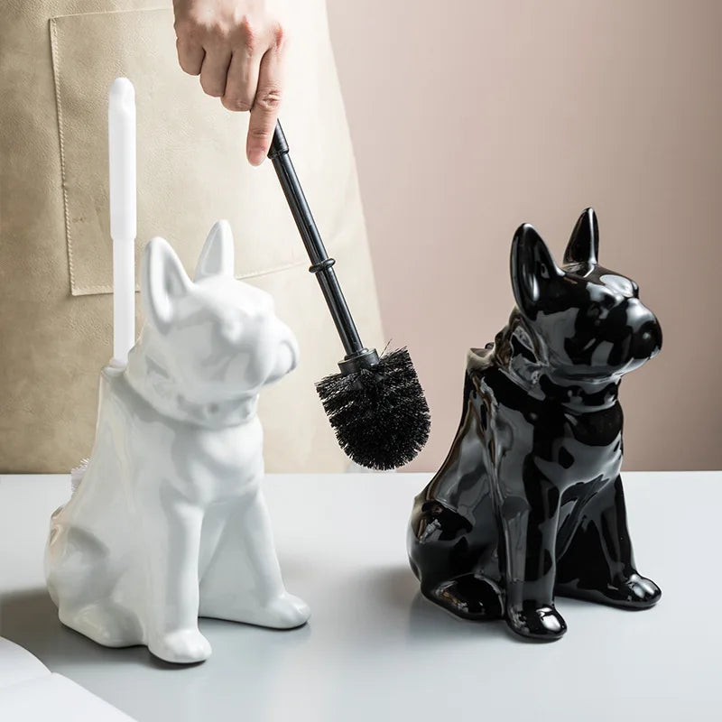 Shapi Dog Shape Toilet Brush™ — Forvandl dit badeværelse til et stilfuldt fristed fyldt med glans og sofistikering