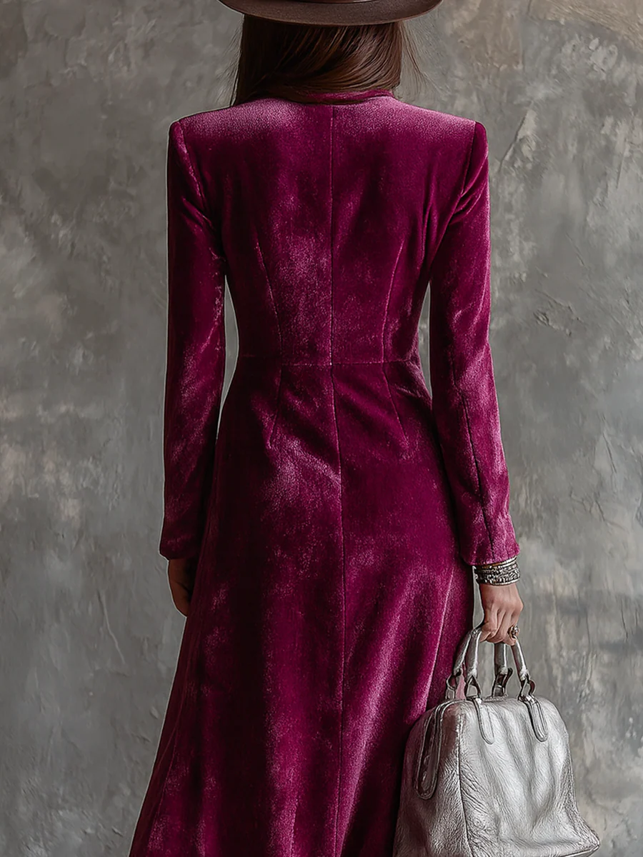 Velyra™ — Velvet Power Blazer Skjørt