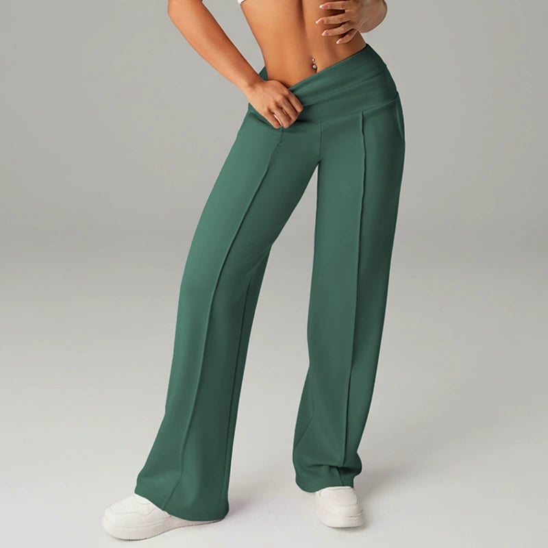 💗LETZTER TAG VERKAUF 50% RABATT⚡50K+ VERKAUFT💕Vionex Damen Schlichte Lockere Gerade Hose