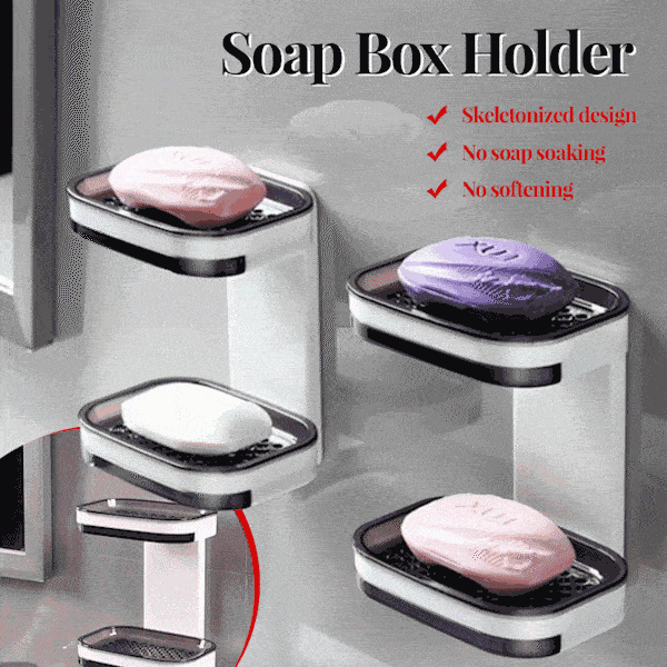 Double Drain Soap Box